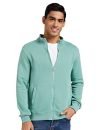 Amazon Brand – Symbol Men’s Cotton Blend High Neck Sweatshirt (AW18MNSSW03_Granite Green_L)