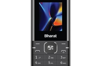 Jiobharat K1 Karbonn 4G Keypad Phone With Jiocinema, Jiosaavn, Jiopay (Upi), Long Lasting Battery, Led Torch, Digital Camera | Black & Grey | Locked For Jionetwork