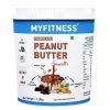 MYFITNESS Chocolate Peanut Butter Smooth 1250g | 22g Protein | Tasty & Healthy Nut Butter Spread |Vegan| Dark Chocolate | Cholesterol Free, Gluten Free| Smooth Peanut Butter | Zero Trans Fat