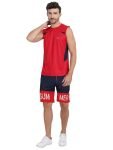 FTX Men Red Co-ords Tracksuit (709_3-705_2)_XL