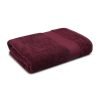 Trident Towels for Bath, Towels for Bath Large Size | Bathroom Towels | 500 GSM | 1 Piece Bath Towel for Men/Women | 100% Cotton Towels for Bath | 70 cms x 140 cms – Wine Red