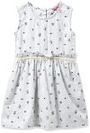 Amazon Brand – Jam & Honey Cotton Girls’ Dresses & Jumpsuits Knee-Length Dress (JHAW20GDRS009-7_Cream 2_10 Years-11 Years)