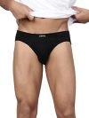 Levi’s Men’s Cotton Style #011 Comfort Regular Fit Solid Brief (Pack of 1) (#011-BRIEF-BLK-P1_Black_XL)