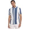 Campus Sutra Men Striped Stylish Half Sleeve Casual Shirts(SS22AZSHRT_CSMSSRT216_XL) White