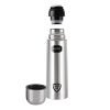 Cello Lifestyle Vacuum Insulated Flask 1000ml | Hot and Cold Water Bottle with Push-Down Lid | Double Walled Stainless Steel Bottle for Travel, Home, Office, School | Steel Thermos 1L