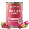 Himalayan Organics Biotin Hair & Skin Gummies For Men and Women | 40mcg Biotin From Sesbania Extract With Zinc, Vitamin A,C, E & Folic Acid | Good For Glowing And Youthful Skin – 30 Vegetarian Gummies