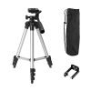 Tygot Adjustable Aluminium Alloy Tripod Stand Holder for Mobile Phones & Camera, 350 mm -1020 mm, 1/4 inch Screw + Mobile Holder Bracket