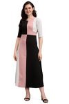PURVAJA Women’s Empire Maxi Dress(Lucy-422-PE-BL_Peach_Medium)