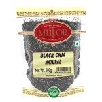 Miltop Chia Seeds 500g – Non-GMO Seeds | Rich in Omega -3 & Fibre | Healthy Snacks for Weight loss management