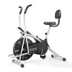 Cockatoo AB06WBC Stainless Steel Exercise Bike with Moving Handle, Back Support and Adjustable Cushioned Seat,(DIY Do It Yourself Installation,1 Year Warranty)