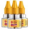 Good knight Gold Flash Liquid Vapourizer | Mosquito Repellent Refill | Lavender Fragrance | Pack of 3 (45ml each)