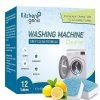 Kitchengenix Washing Machine Cleaning Tablet, Descaling Powder Tablets, Washing Machine Deep Cleaner, Deep Cleaner Tablet All Company’s Front Nd Top Load Machine (REFRESH BLUE)