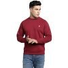 Red Tape Men’s Cotton Blend Round Neck Sweatshirt (RWS0039_Maroon_XXL)