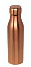 Signoraware Blaze Pure Copper Water Bottle 900ml | Eco-Friendly, Biodegradable & Non-Toxic | for Kids & Adults & Lightweight, Leak-Proof, Durable & Rust-Free Tamba Bottle, Set of 1, Copper