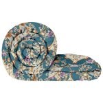 Story@Home Blanket Double Bed/Comforter/Duvet, 1 Fusion Reversible Double Comforter |180 GSM|Blue & Grey|220 cm X 250 cm