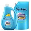 Genteel Matic Liquid Detergent 1kg bottle + 1kg Refill Pouch | For Front load Washing | No Soda Formula | with Added Fabric Conditioner