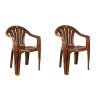 Cello Capri Chair Set Pack of 2 – Sandalwood Brown