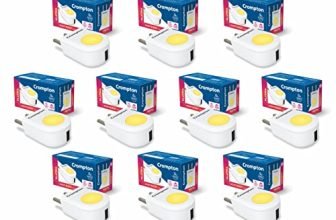 Crompton Night Buddy 0.5W With Usb Charge Warm White Pack Of 10