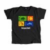 CITY POSTERS PLUS Rayachoti Seasons Unisex T-Shirt (Black, Large)