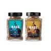 RAGE COFFEE Instant Coffee Combo Pack of 2 – Butterscotch Delight & Irish Hazelnut (Flavoured Instant Coffee 50gms each made using premium Arabica Beans), Glass Bottle