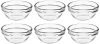 Amazon Brand – Solimo Glass Bowls Set (6 Pieces, 75ml, Transparent)