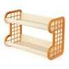 Cello Hong Kong Plastic Storage Shelf, Ivory Yellow