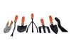 Visko GTK Garden Tool Kit (Orange and Black, 7-Pieces)