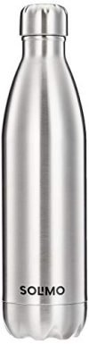 Amazon Brand – Solimo Stainless Steel Insulated Flask 24 Hours Hot And Cold Bottle (Silver,750 Ml)