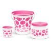 Milton Duplex Spa 3 Piece Set, Pink | 20 litres Bucket with Mug & Stool | Bathroom Accessory Set