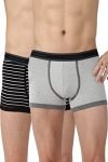 Peter England Men’s Cotton Blend Classic Regular Fit Trunks (Pack of 2) (PETRMRGP120336_Black_2XL)