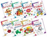 Activity Books for Kids by InIkao : Set of 8 brain booster Activity Book for Early Learning age 3+ years