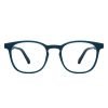 Lenskart Blu Hustlr | Peyush Bansal Glasses For Eye Protection From Digital Screens | Computer Glasses With Blue Cut & Uv Protection | Lightweight Specs With Zero Power | Medium | Navy