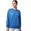 VIMAL JONNEY Women Regular Fit Cotton Round Neck Sweatshirts(Blue_X-Large_Pack of 1)-SW_46_Blue_001-XL