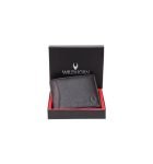 WildHorn Black Leather Wallet for Men I 8 Card Slots I 2 Secret compartments I 2 Currency Compartments