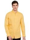 Spykar Men’s Slim Fit Shirt (EMSHSO1BC030_Lemon Yellow