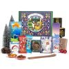 Phool Christmas Gifts Box – Winter Cheer – Christmas & New Year – 8 Thoughtful Christmas decoration – 2024 Plantable Calender, Incense, Tea, Caramel Almonds, Santa Clause Fridge Magnet, Greeting Card.
