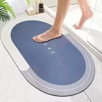 Kintota Bathroom, Door Mat, Floor, Bath Mat , Carpet | Non Slip mat for Bathroom Cushion, Super Absorbent Soft Carpet, Quick Dry Dirt Barrier for Home, Office, (40x60cm)