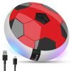 Wembley C-Type USB Rechargeable Battery Powered Hover Football Indoor Electric Floating Hover Ball Soccer | Smart Air Football | Fun Game for Kids Toys for Boys and Girls Birthday Gift – Red