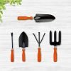 Cinagro Garden Tools Kit (Set of 5) Weeder, Big and Small Trowel, Hand Fork, Cultivator | Gardening Tools Kit For Home Garden, Indoor Outdoor Gardening for Plants & Soil, Plant Tool Kit, Farming Tools