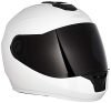 Steelbird Sbh-11 Full Face Helmet White, Size: L(57-58 Cm)