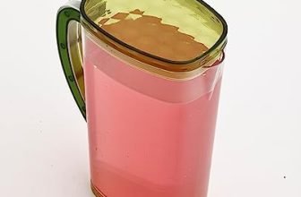 Ganesh Plastic Classy Jug With Lid To Serve Ice Tea, Juice, Cocktail, Mocktail, Beverages, For Dining Table – 1600Ml (Color May Vary)