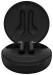 Lg Tone Free Fn6 Uv Nano, Meridian Sound, Wireless Charging, Bluetooth Version 5.0, Ipx4, Voice Command, Tone Free App Bluetooth Truly Wireless In Ear Earbuds With Mic And Ganesha Case (Black)