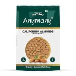 Anymany Nutraj California Almonds 1kg | Nutritious & Delicious | Dried Badam Giri | High in Fiber | Rich in Vitamin E & Manganese | Gluten Free