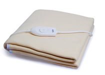 Expressions Polar Electric Bed Warmer – Electric Under Blanket – Single Bed Size (150Cms X 80Cms) With 3 Heat Settings & Dual Safety Feature With Over Heat Protection – Color: Skin Brown