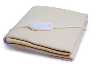 Expressions Polar Electric Bed Warmer – Electric Under Blanket – Single Bed Size (150Cms X 80Cms) With 3 Heat Settings & Dual Safety Feature With Over Heat Protection – Color: Skin Brown