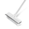 Bathroom Cleaning Brush RYLAN Floor Scrub Brush with Long Handle -50″ Stiff & Soft Brush, 2 in 1 Scrape and Brush,Tub and Tile Brush for Cleaning Bathroom,Toilet,Office,Kitchen,Wall-