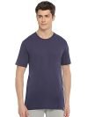 Macroman M-Series Men’S Solid Regular Fit Undershirt (Ms221_Navy Blue S)