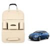 Oshotto Car Backseat Storage Organizer Phone Holder,Multi-Pocket for Bottles, Tissue Boxes,Kids Toy Storage and Great Travel Accessory Compatible with Maruti Suzuki Ciaz (Beige)