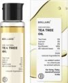 Brillare Tea Tree Hair Oil, with Lemon & Sunflower Oil, Dry, Itchy Scalp, 100% Natural Hair Oil(100 ml)