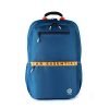 Gear Logi-Q 27L Medium Water Resistant Laptop Bag/Backpack/Office Bag With Trolley Sleeve For Men/Women (Teal-Yellow)